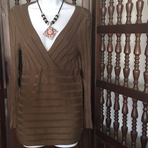 JWS collection-Sweater V-top